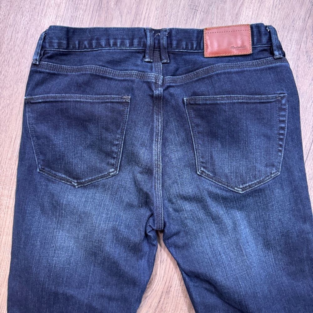 Madewell Skinny Skinny Ankle Jeans Dark Blue - Size 26 - Picture 10 of 13